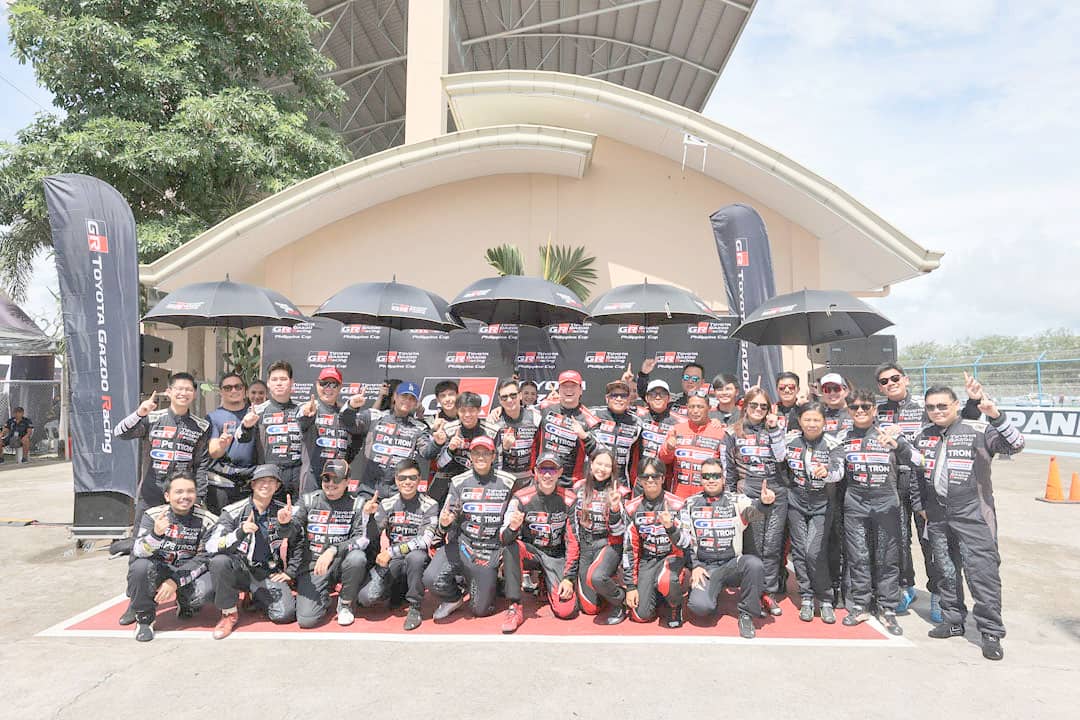 DRIVERS gather after the Toyota Gazoo Racing Philippine Cup completes its second race weekend in Pampanga.