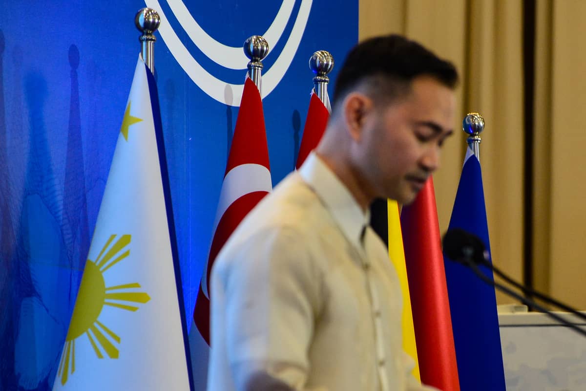Deputy Director-General and ASEAN 2026 Spokesperson Dominic Imperial presided an overview of this week's activities as the Philippines will host the 59th ASEAN Foreign Ministers’ Meeting, Post-Ministerial Conferences (AMM-PMC), at the Galio Events Hall, in Pasay City, July 20. l Zedrich Xylak Madrid
