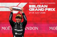 Mercedes AMG Petronas Formula One driver Kimi Antonelli wins the Belgian Grand Prix