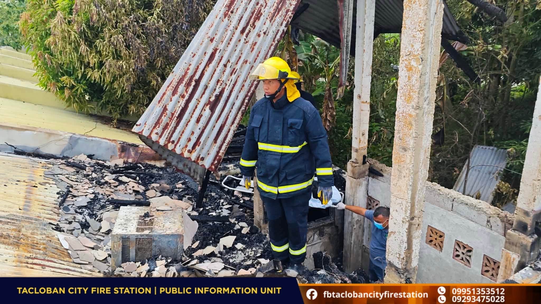 Barangay official, wife killed in Tacloban house fire
