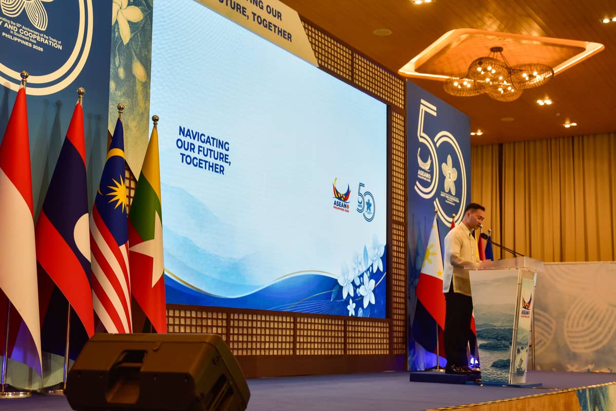 Deputy Director-General and ASEAN 2026 Spokesperson Dominic Imperial presided an overview of this week's activities as the Philippines will host the 59th ASEAN Foreign Ministers’ Meeting, Post-Ministerial Conferences (AMM-PMC), at the Galio Events Hall, in Pasay City, July 20. l Zedrich Xylak Madrid