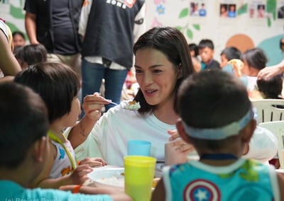 Mika Salamanca joins charity day to celebrate children’s nutrition milestone