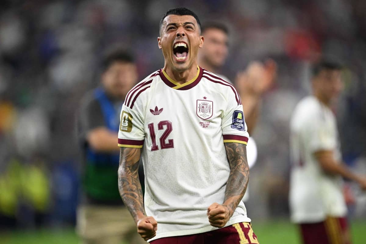 Pedro Porro celebrates with pure emotion after Spain booked its place in the 2026 FIFA World Cup final, overcoming France in a high-stakes semifinal at Dallas Stadium in Arlington, Texas.