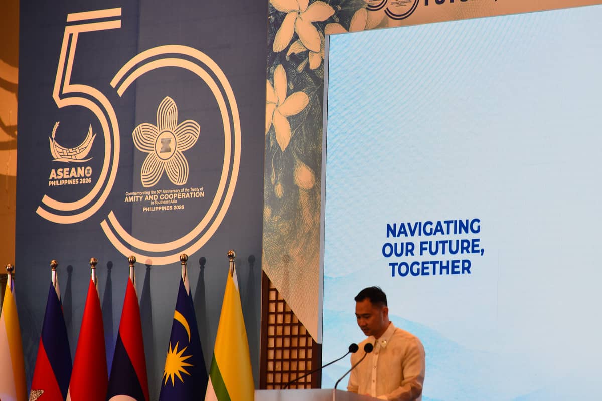 Deputy Director-General and ASEAN 2026 Spokesperson Dominic Imperial presided an overview of this week's activities as the Philippines will host the 59th ASEAN Foreign Ministers’ Meeting, Post-Ministerial Conferences (AMM-PMC), at the Galio Events Hall, in Pasay City, July 20. l Zedrich Xylak Madrid