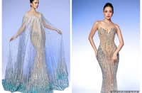 Designer Rian Fernandez creates Gwendoline Sorianos winning moment
