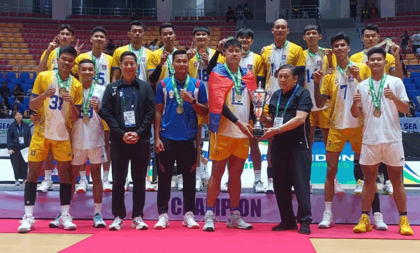 Cambodia sizzles, rules SEA V Cup