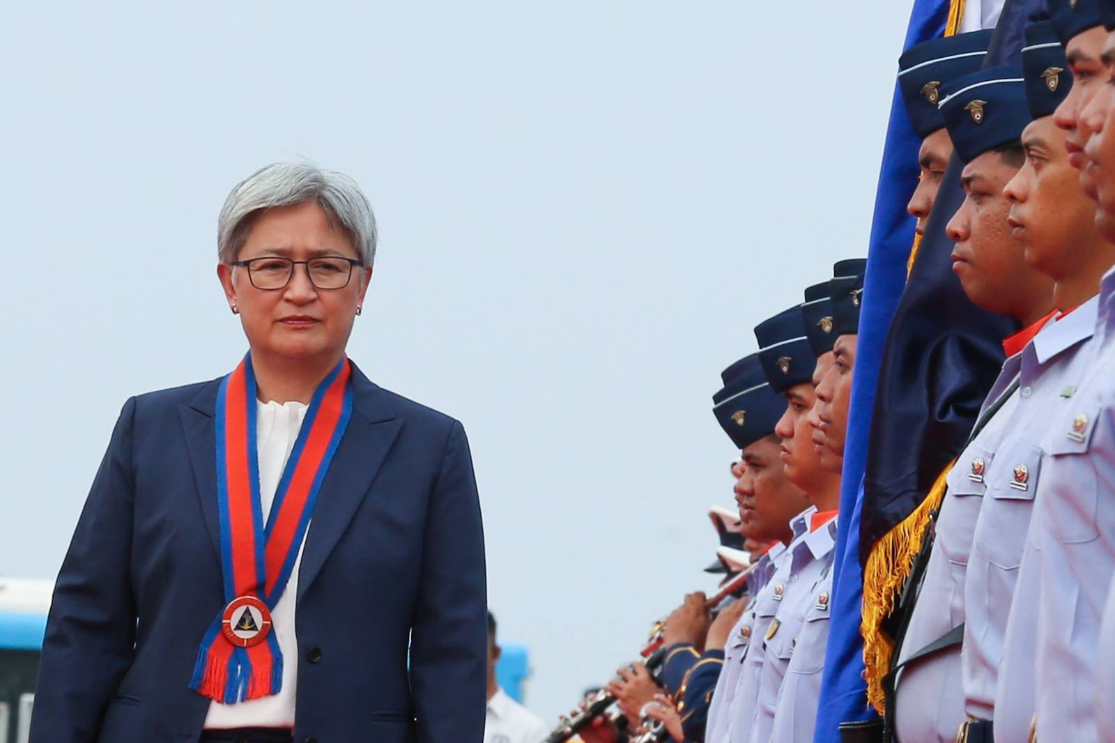 The Philippine Coast Guard (PCG) welcomed Australian Foreign Minister Penny Wong aboard BRP Teresa Magbanua at Pier 15, Manila, on 21 July 2026. She was received by PCG Commandant Admiral Ronnie Gil Gavan and Department of Transportation Undersecretary Mark Steven Pastor. During the visit, Wong announced additional Australian assistance to enhance the PCG's aerial and maritime drone capabilities, as well as its training programs.

In his remarks, Gavan highlighted the eight decades of diplomatic relations between Australia and the Philippines, emphasizing the strong partnership between the two countries in the areas of economic cooperation, maritime security, and international cooperation.

Wong also expressed concern over China's "destabilizing and dangerous" actions in the disputed South China Sea, including what she described as aggressive actions against Philippine Navy personnel during an incident at Ayungin Shoal on 20 July.