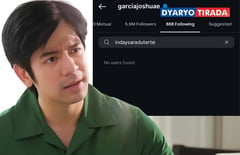 Joshua Garcia play safe? In-unfollow si VP Sara matapos mapuna ng netizens