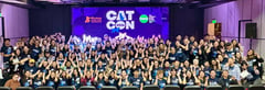 A (purr)fect gathering of cat lovers
