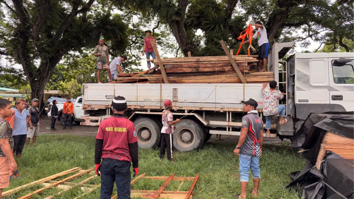 DENR provides lumber for Sarangani disaster recovery