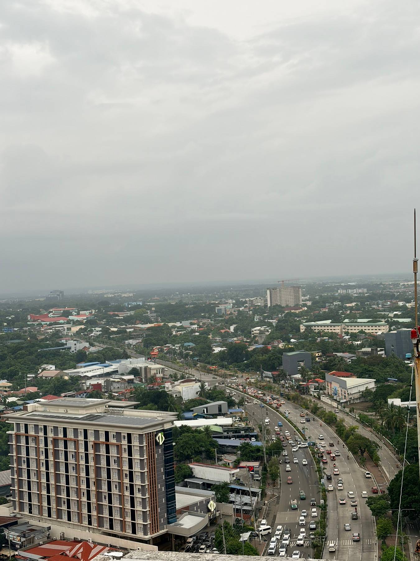 Iloilo from above shows a city where heritage structures stand alongside modern growth.