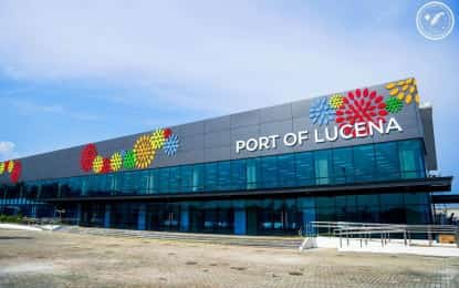 Modernong Lucena Port Terminal bubuksan sa Agosto
