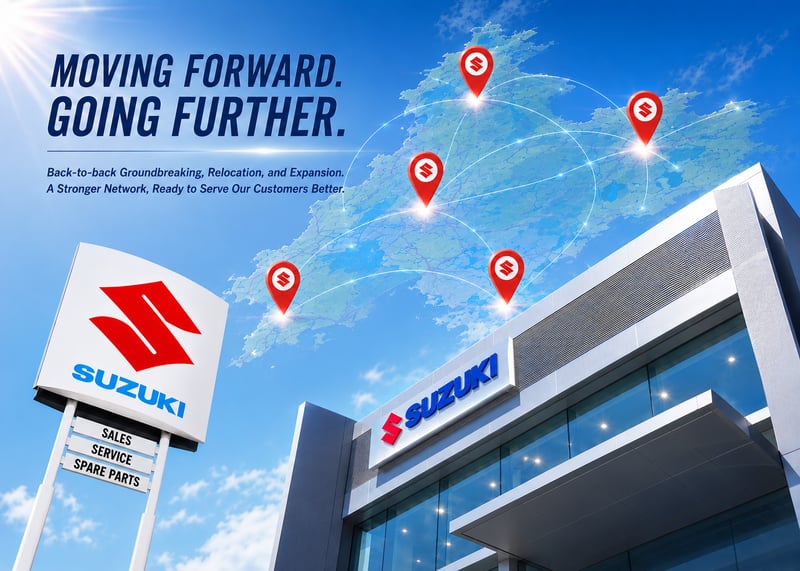 Suzuki expands dealer network with new dealerships, upgrades nationwide