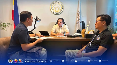 CHED, DOT Region I discuss partnership to strengthen tourism education