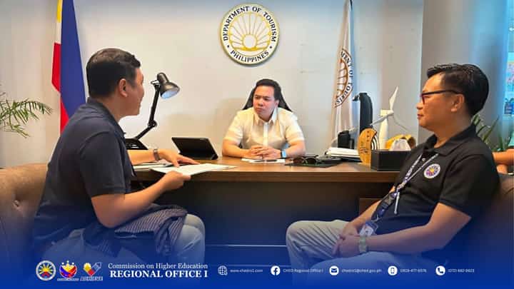 CHED, DOT Region I discuss partnership to strengthen tourism education
