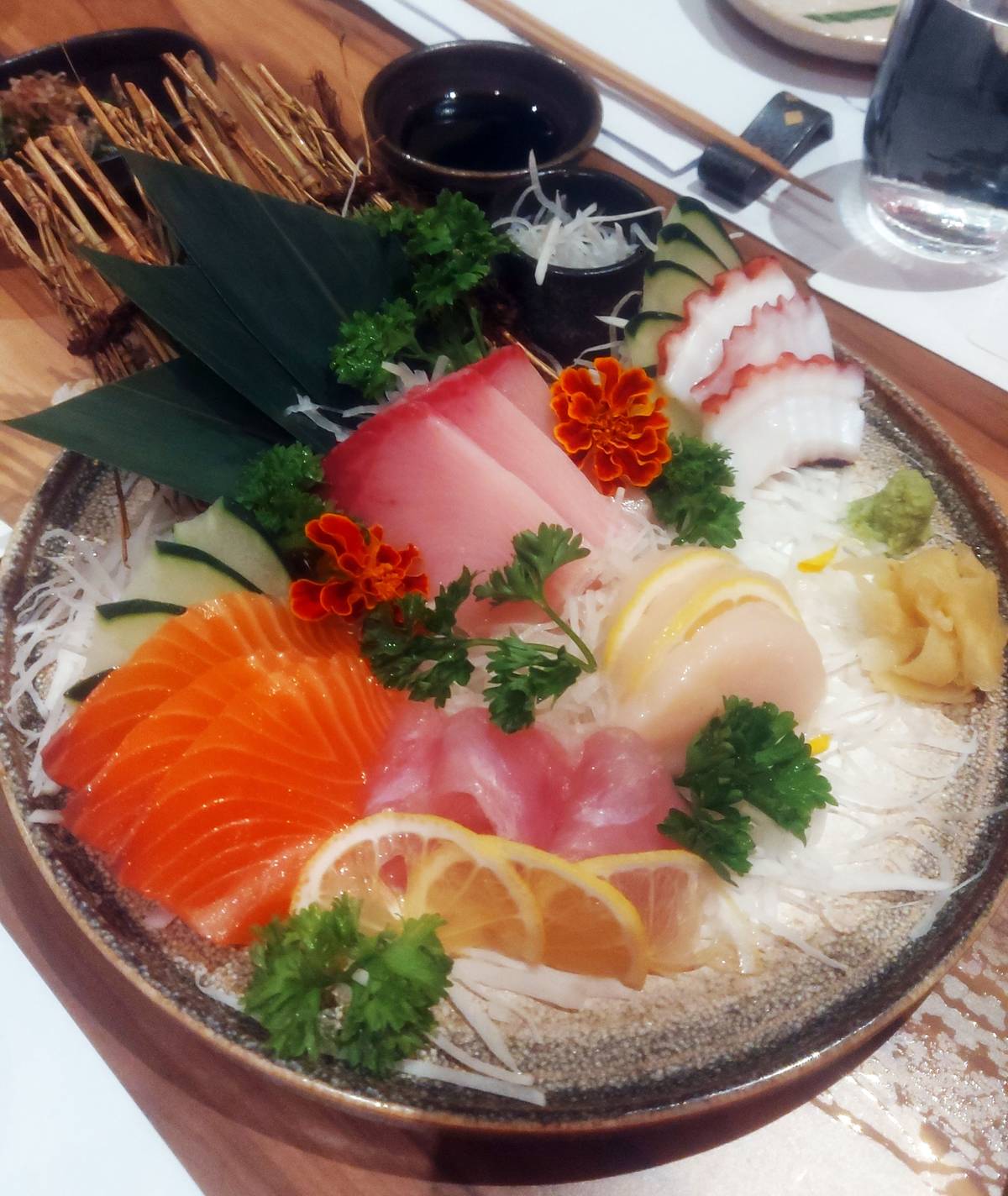 Sashimi, in five ways.
