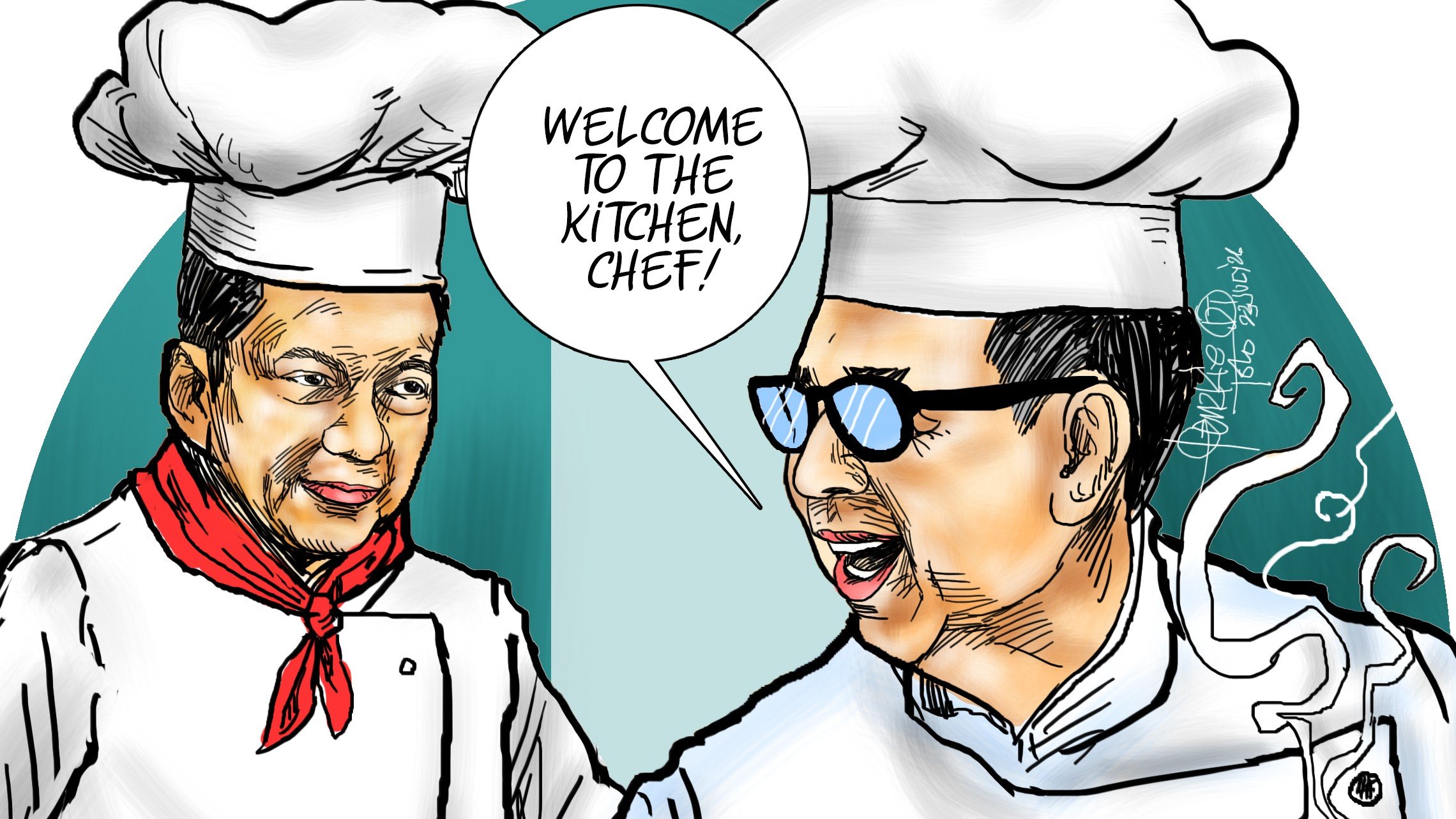 Somethin’s cookin’ 