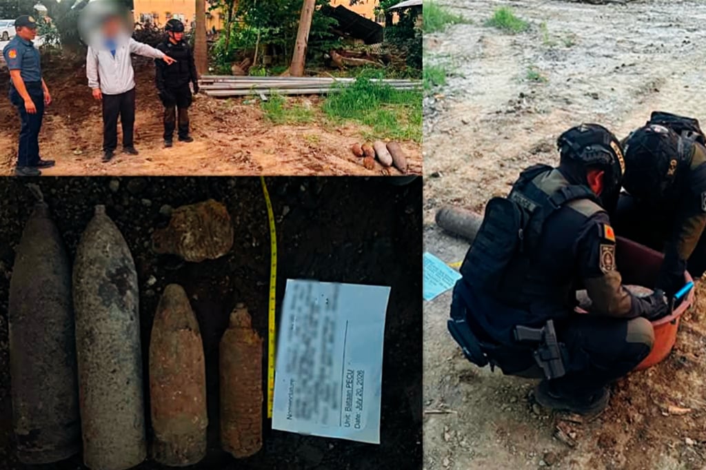 Bataan police recovers 5 unexploded ordnance