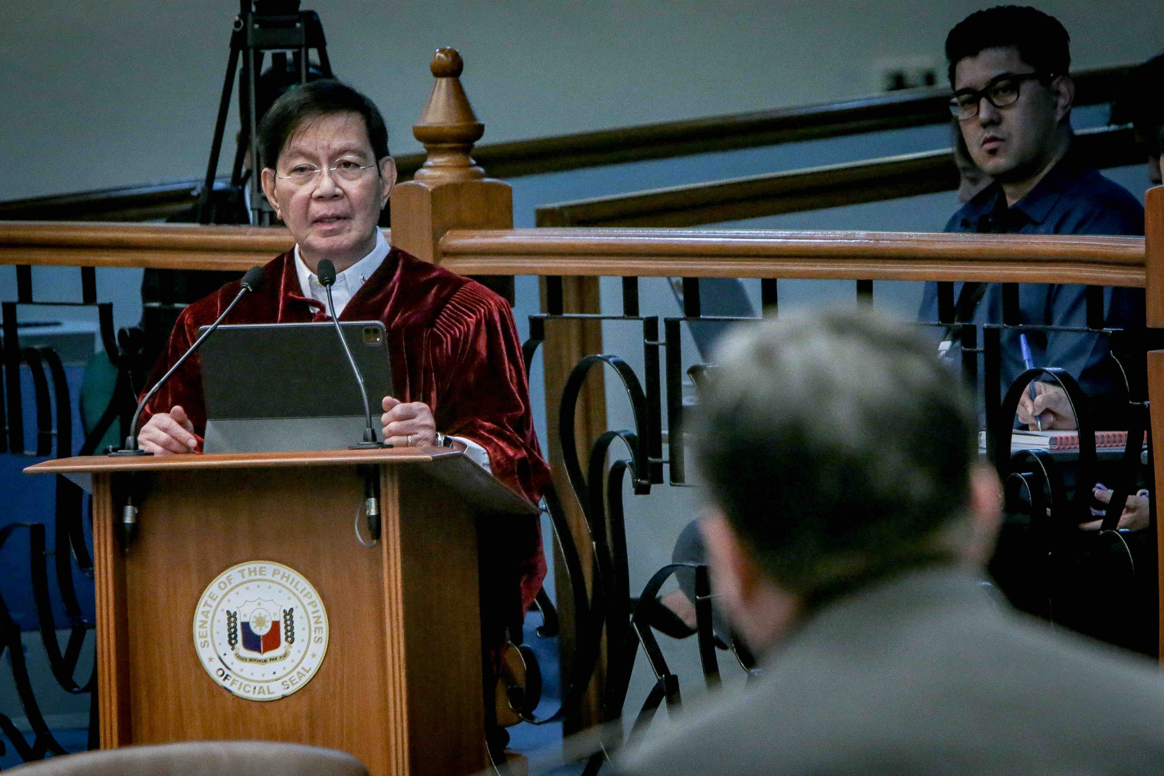 NBI CHIEF TESTIFIES FOR SECOND DAY