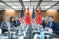 UNITED STATES Secretary of State Marco Rubio (right) takes part in a bilateral meeting with China’s Foreign Minister Wang Yi (left) on the sidelines of the Association of Southeast Asian Nations Foreign Ministers’ Meeting in Pasay, Metro Manila on 22 July 2026.