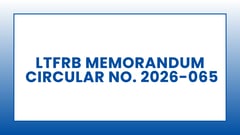 LTFRB: Memorandum Circular No. 2026-065