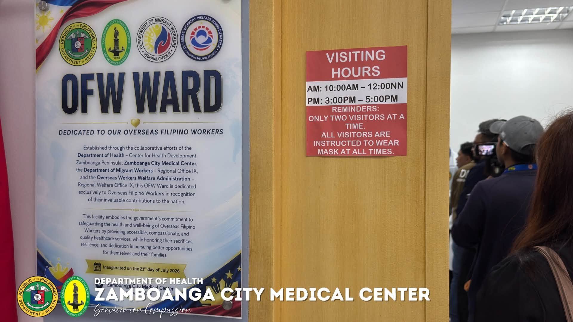 Zamboanga City Medical Center opens first OFW Ward