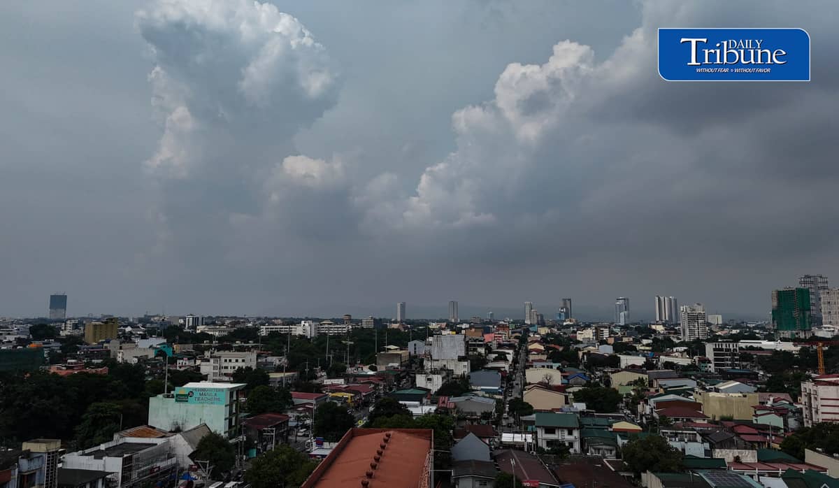 (July 23 2026) Cloudy skies hovered Metro Manila seen from Quezon City on Thursday July 23 2026, PAGASA release update of Tropical Cyclone KIYAPO, slightly accelerates while moving Northwestward over the Philippine Sea East of Northern Luzon. The wind signals warn the public of the general wind threat over an area due to the tropical cyclone. Local winds may be slightly stronger/enhanced in coastal and upland/mountainous areas exposed to winds. Winds are less strong in areas sheltered from the prevailing wind direction. Minimal to minor impacts from strong winds are possible within any of the areas under Wind Signal No. 1. The highest Wind Signal that may be hoisted throughout the passage of KIYAPO is Wind Signal No. 2. However, the hoisting of Wind Signal No.3 is not ruled out should KIYAPO intensify into a severe tropical storm while traversing the area of Batanes-Babuyan Islands. Photo/Analy Labor
