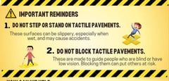 Baguio to replace unsafe tactile paving