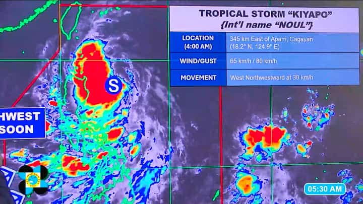 Kiyapo to drench Northern Luzon, strengthen Habagat