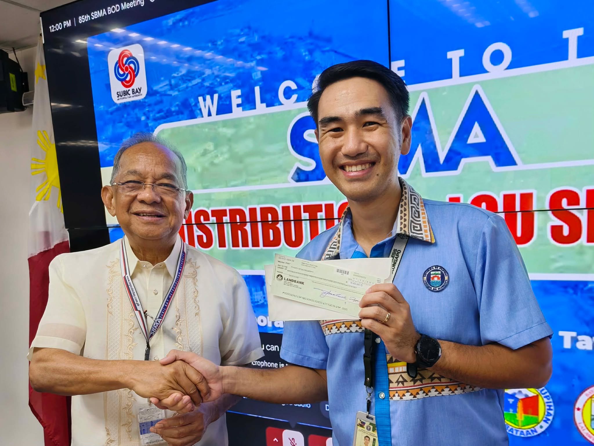 SBMA releases P218M revenue shares to eight LGUs