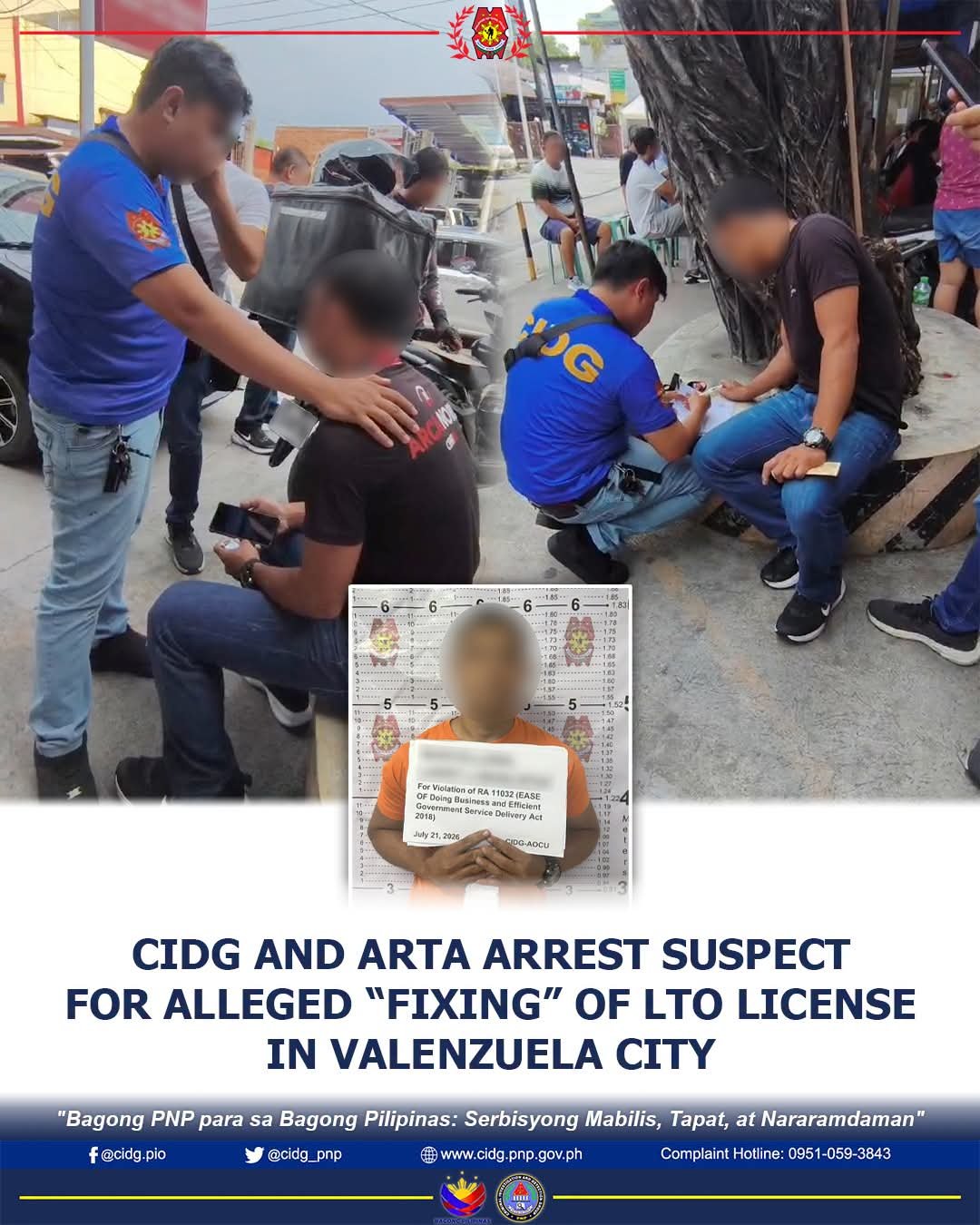 LTO fixer arrested in Valenzuela City