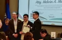 NBI Director Melvin Matibag at the Rotary Club of Manila 3rd Weekly Meeting at Sheraton Manila Hotel, Pasay City (photo Alvin Murcia)