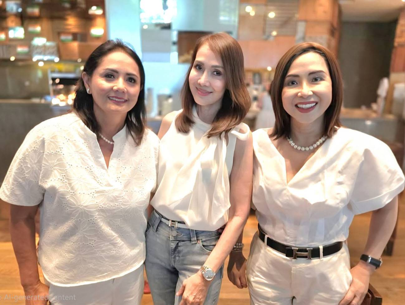 Mayet Alba, Tata Li and Estrella Goho.