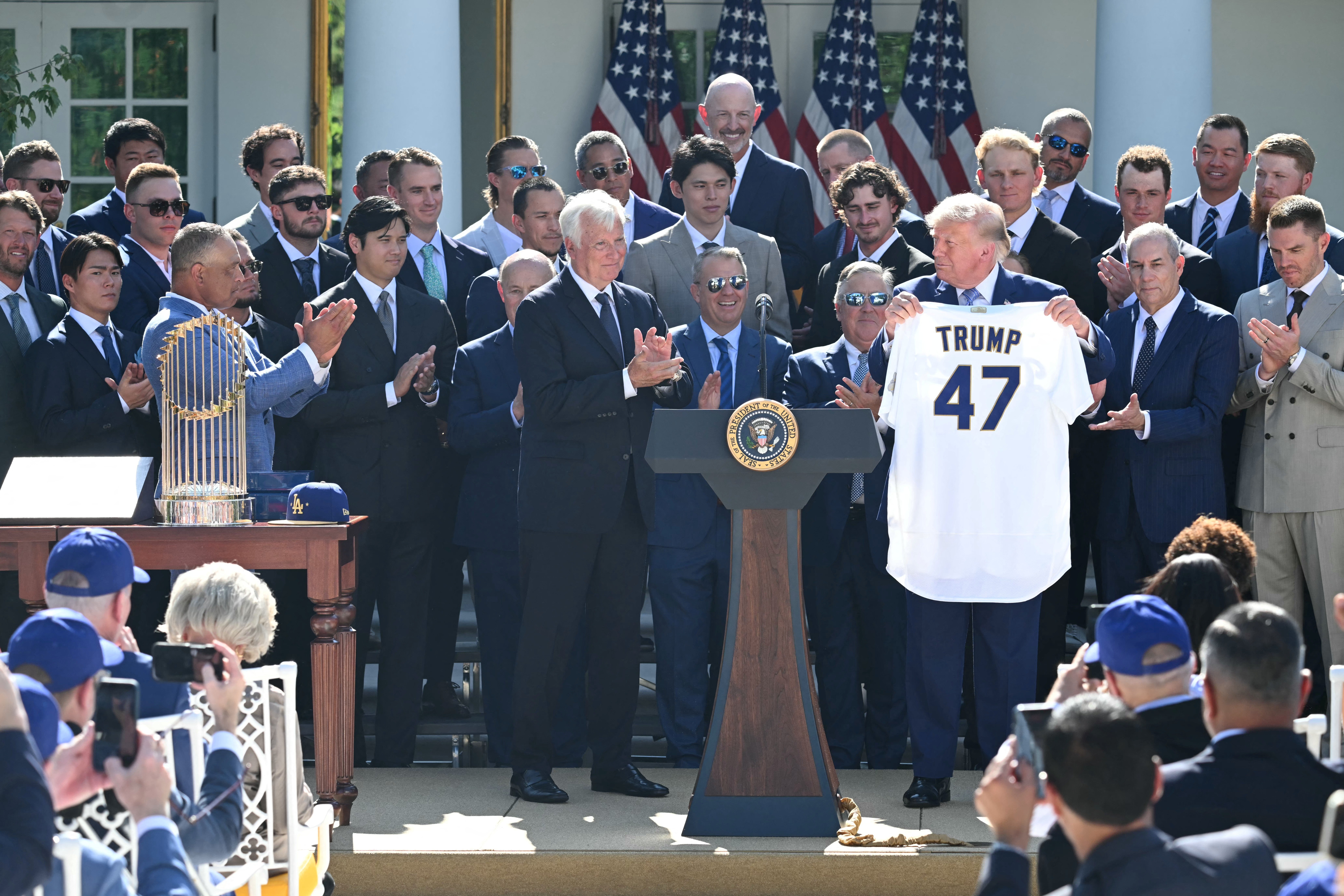 Anger mars Dodgers’ White House visit