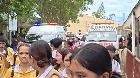 False alarm triggers panic at Tacloban school still reeling from campus shooting