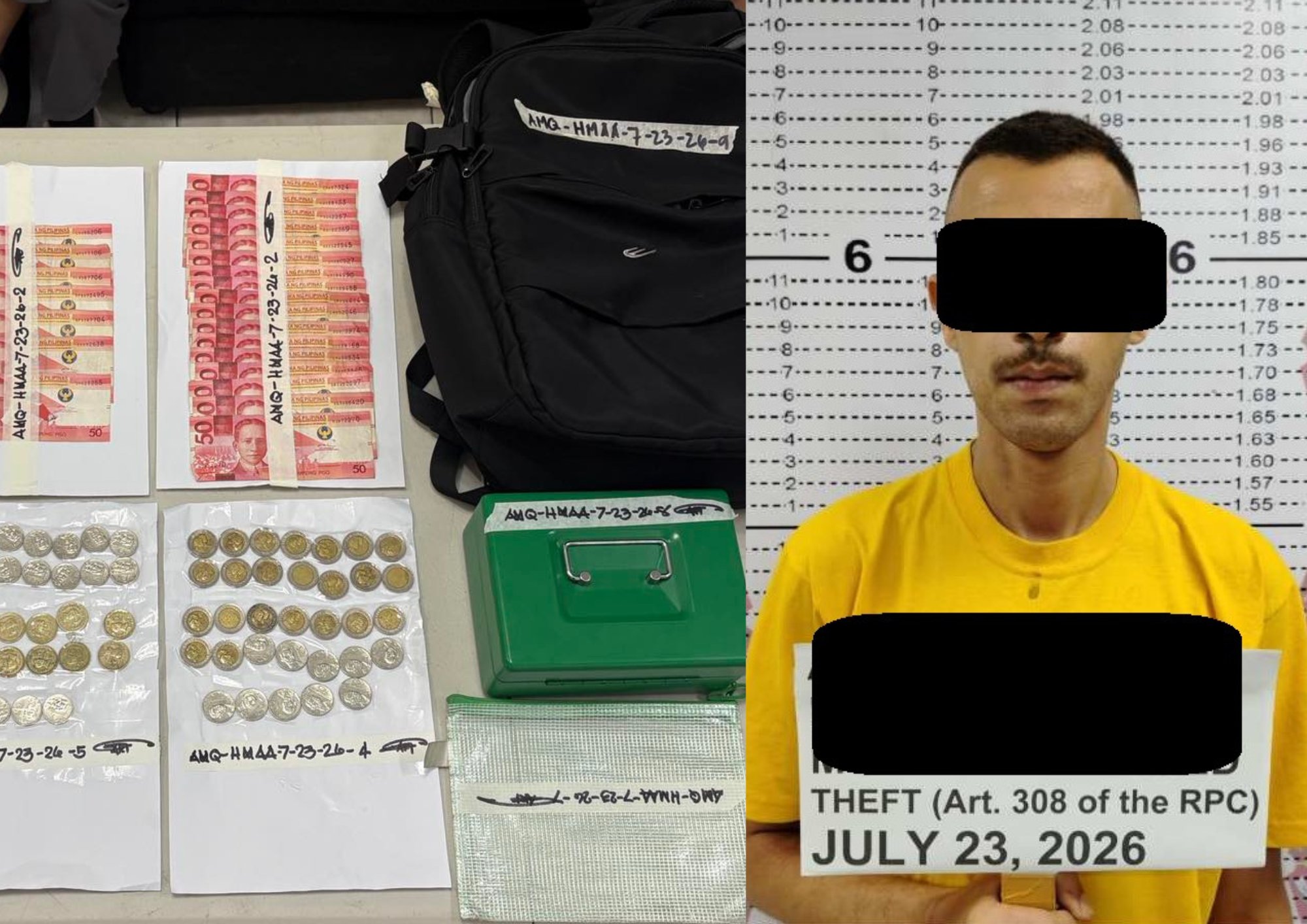 Palestinian arrested for QC hotel theft