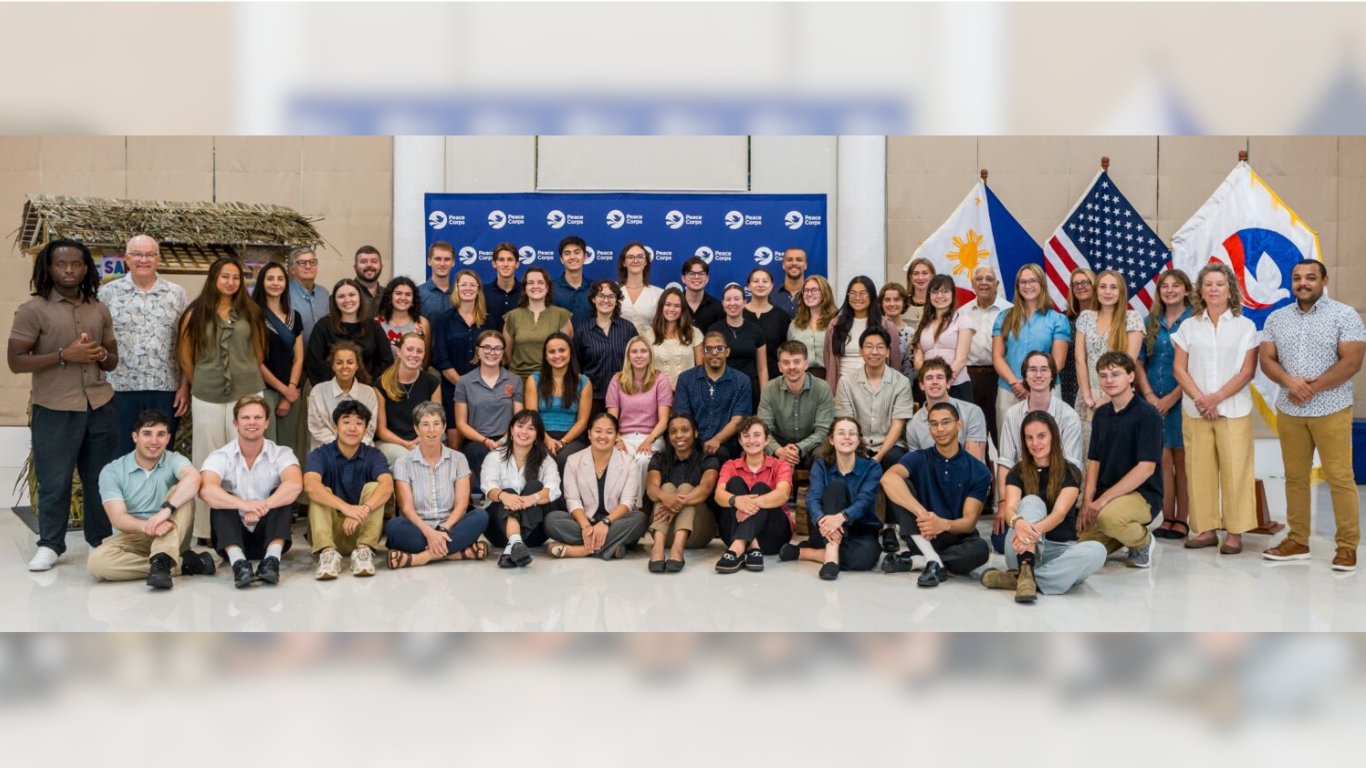 PEACE CORPS DEPLOYS 54