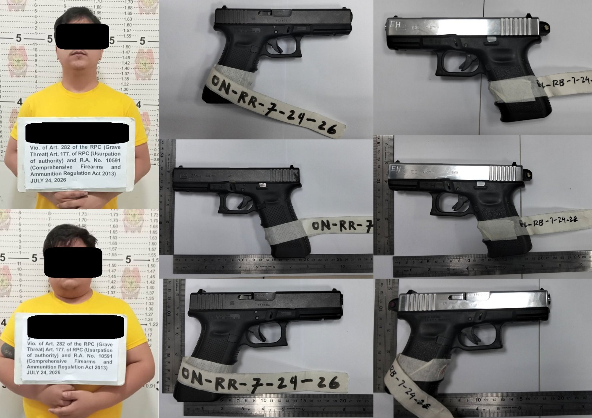 2 fake cops arrested in Quezon City