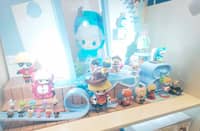Dimoo and Pixar collaboration figurines.