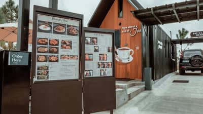 A drive-through café along Daanghari Road adds another lifestyle stop for motorists and visitors exploring the growing Villar City township.
