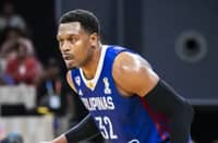 Justin Brownlee is in the United States getting treatment for his right leg and left knee.