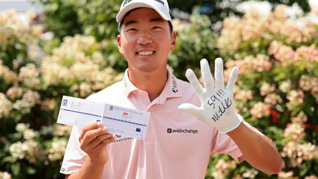 Late birdie powers Kim’s 59