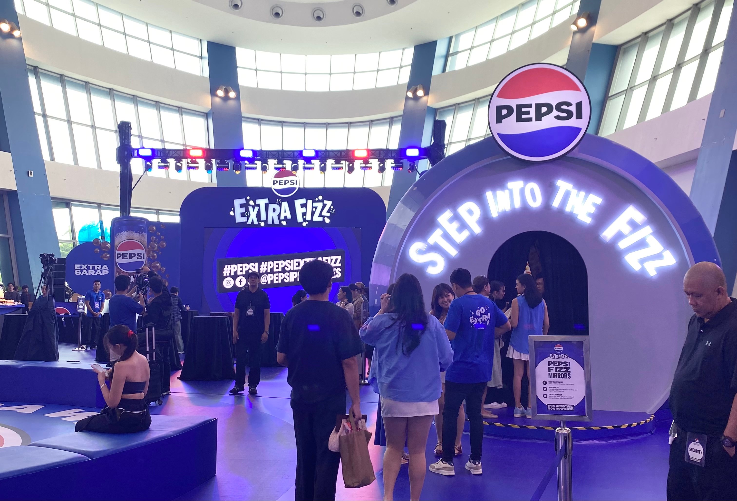 Pepsi makes an extra fizzy debut