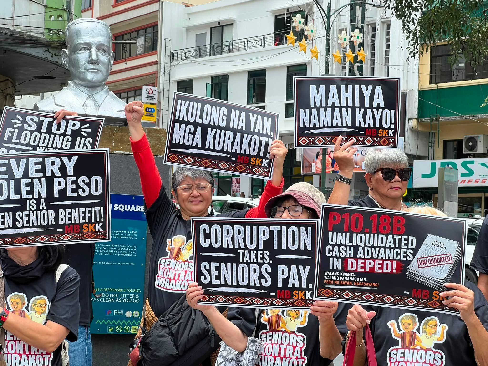 Baguio seniors rally vs corruption ahead of SONA