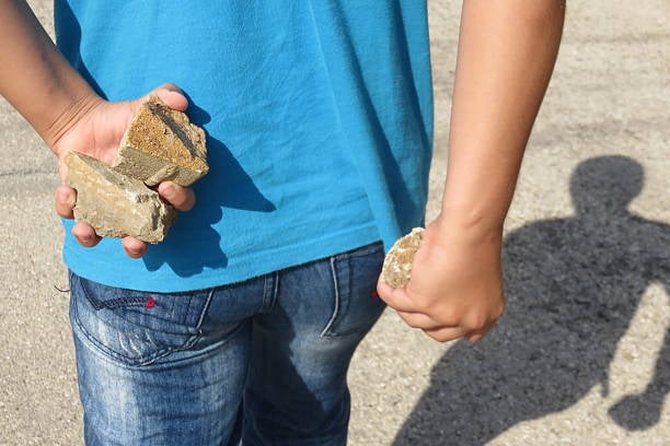 Makati cops collar ‘rock-thrower’