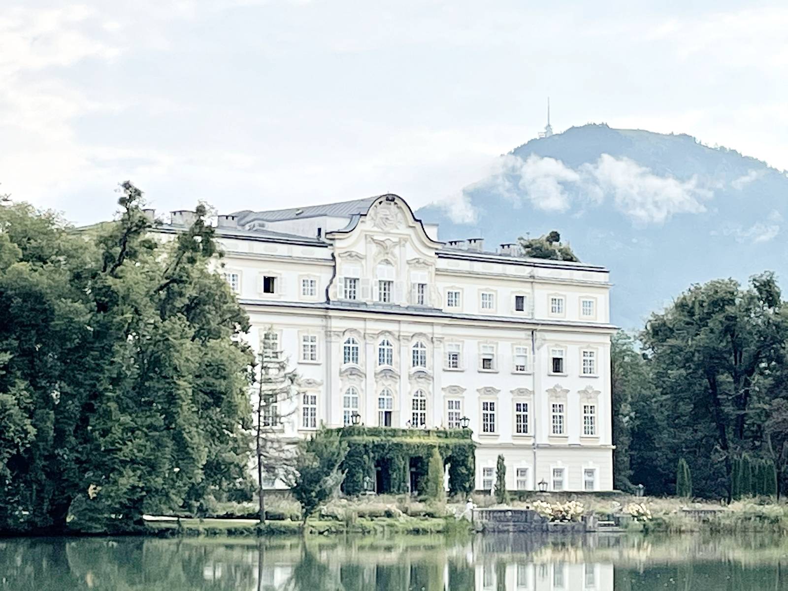 The real 'Sound of Music' mansion where the famous marionette scene was shot.