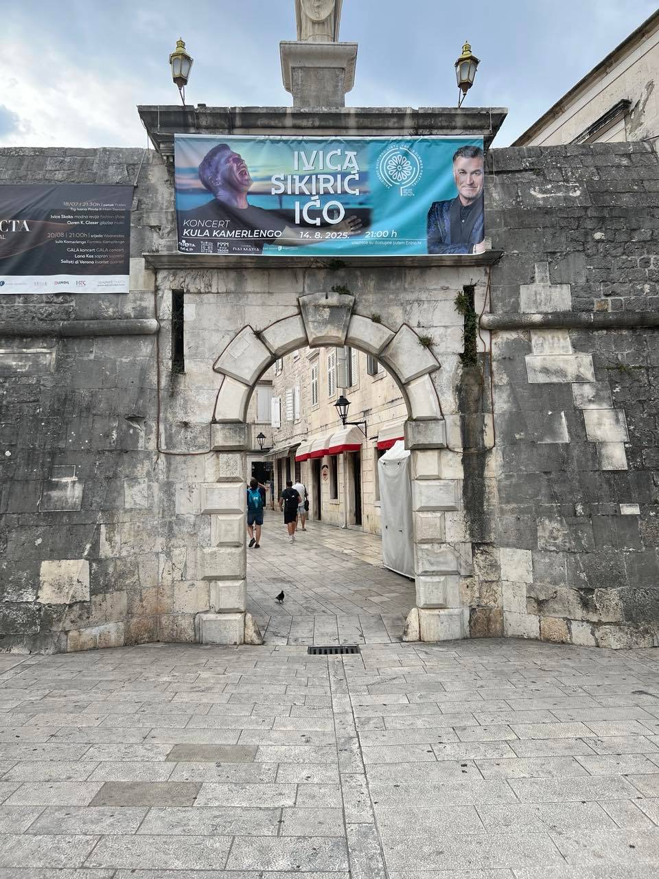 A gateway to Trogir, Croatia.