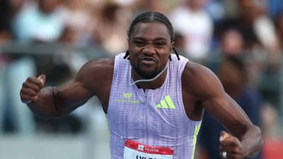NOAH Lyles breaks the world record with 9.79 seconds to win the men’s 100m event of the US athletics championships.