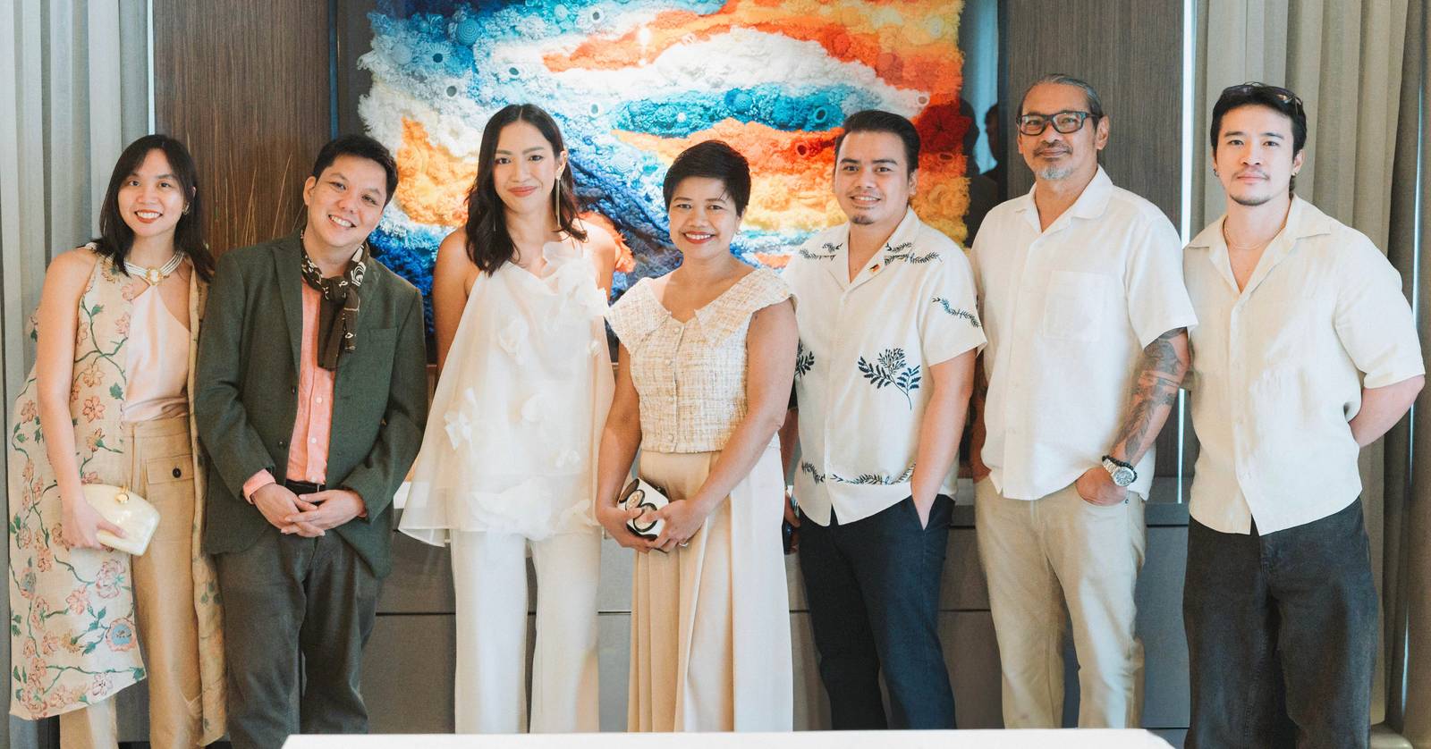 Invited artists at the Presidential Suite special preview: Bea Batungbacal, Jan Vincent Ong, Maria Salvador, Bing Famoso, Marpolo Cabrera, Jay Viriña and Gerick King