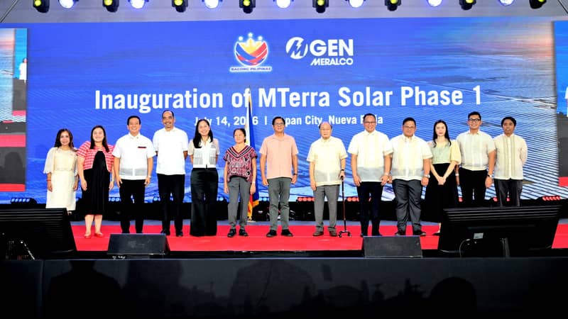 MGEN Inaugurates MTerra Solar Phase 1